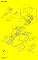 REAR FAIRING   SEAT COWL0:K5:(E02,E19,E24,P37)) for Suzuki GSX-R 1000 2006