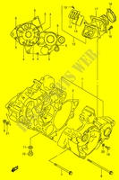 CRANKCASE (MODEL T/V) for Suzuki RM 125 2000