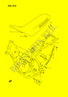 FRAME   SEAT (MODEL R/S) for Suzuki RM 125 1992