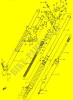 FRONT FORK (MODEL X) for Suzuki RM 465 1981
