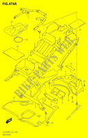 REAR FENDER (GSX1300RA:L3:E02) for Suzuki HAYABUSA 1300 2013