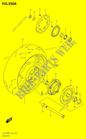 REAR WHEEL (GSX1300RA:L3:E02) for Suzuki HAYABUSA 1300 2013