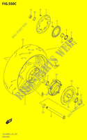 REAR WHEEL (GSX1300RAUF:L3:E19) for Suzuki HAYABUSA 1300 2013