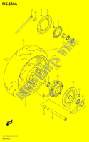 REAR WHEEL (GSX1300RA:L3:E02) for Suzuki HAYABUSA 1300 2013