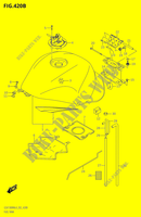 FUEL TANK (GSX1300RA:L4:E19) for Suzuki HAYABUSA 1300 2014