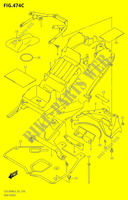 REAR FENDER (GSX1300RAUF:L4:E19) for Suzuki HAYABUSA 1300 2014
