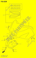 FUEL TANK FRONT COVER (GSX R1000RA) for Suzuki GSX-R 1000 2021