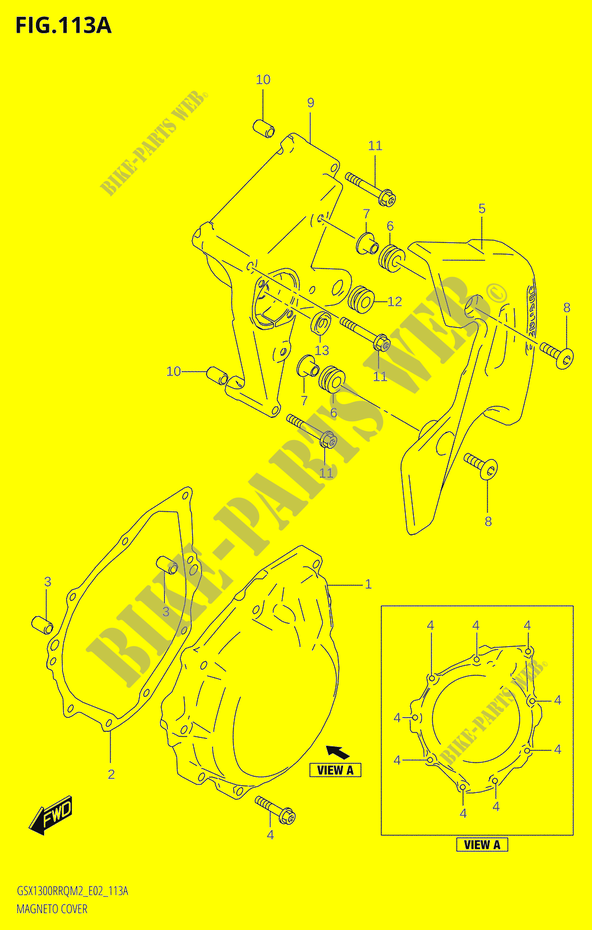 MAGNETO COVER for Suzuki HAYABUSA 1300 2022