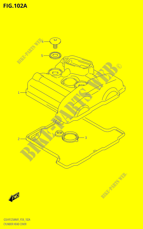 CYLINDER HEAD COVER for Suzuki GSX-R 125 2021