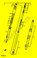 FRONT FORK (MODEL G/H/J) for Suzuki TS-X 250 1989