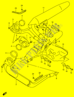 MUFFLER (MODEL K1/K2/K3/K4) for Suzuki INTRUDER 1500 2014