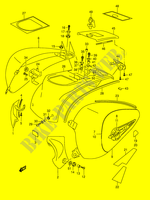 REAR FAIRING (MODEL W) for Suzuki INTRUDER 1500 1999