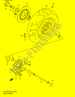 REAR WHEEL (MODEL K2/K3/K4) for Suzuki INTRUDER 1500 2002