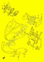 FAIRING INSTALLATION PARTS (MODEL K4/K5/K6) for Suzuki V-STROM 1000 2004