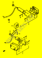 INDICATORS (MODEL R) for Suzuki DR 650 1992