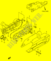 LEFT FINAL GEAR CASE (AN650AK4/AK5) for Suzuki BURGMAN 650 2004
