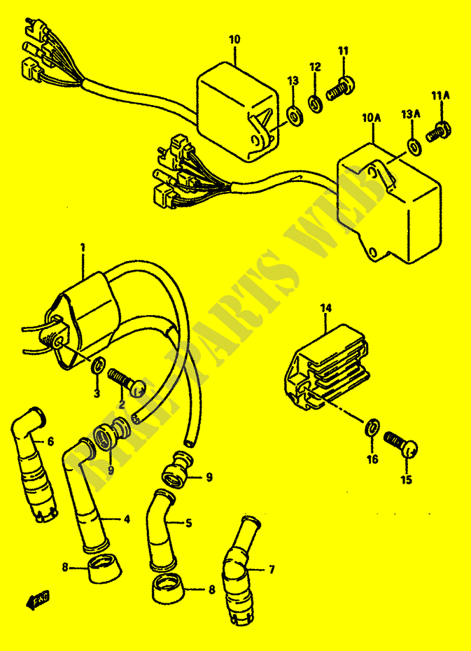 ELECTRICAL for Suzuki DR 600 1985