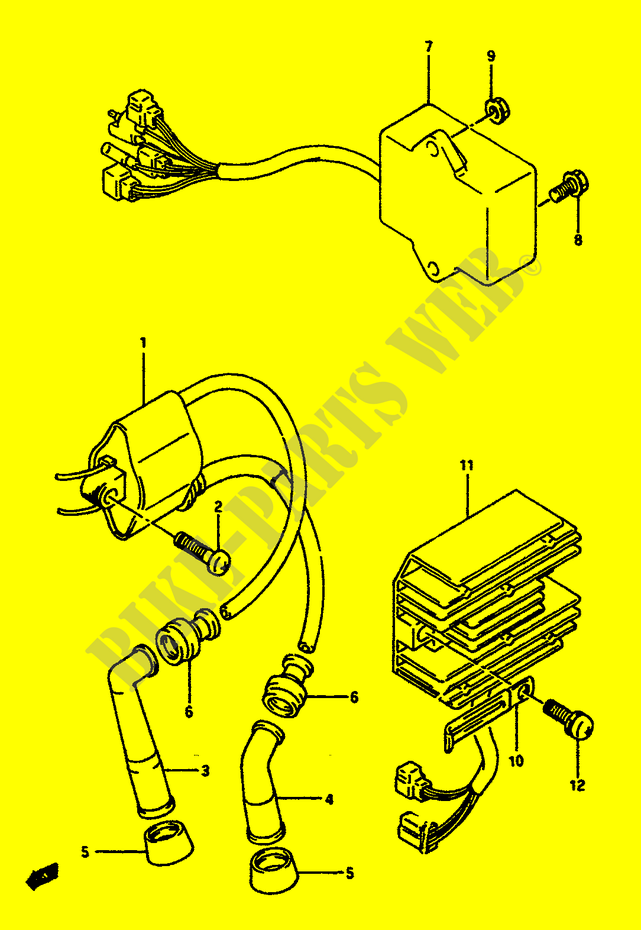 ELECTRICAL for Suzuki DR 650 1991