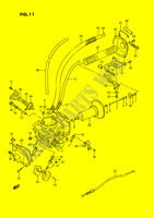 CARBURETOR (FRONT)(MODEL H/J/K/L/M/N/P/R) for Suzuki INTRUDER 1400 1988