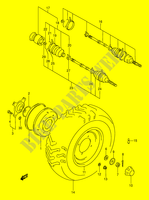 FRONT WHEEL (SEE NOTE) for Suzuki KINGQUAD 300 1997