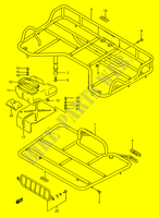 CARRIER (MODEL H/J) for Suzuki KINGQUAD 250 1991