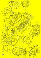 CRANKCASE COVER (MODEL K1) for Suzuki KINGQUAD 500 2000