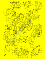 CRANKCASE COVER for Suzuki VINSON 500 2000