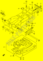 SWINGARM (MODEL K4/K5/K6/K7) for Suzuki QUADSPORT 400 2004