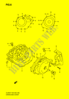 CRANKCASE COVER for Suzuki V-STROM 650 2010