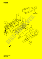 LEFT FINAL GEAR CASE (AN650K6/K7/K8/K9/L0) for Suzuki BURGMAN 650 2006
