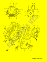 CRANKCASE COVER (MODEL R/S/T) for Suzuki DR 350 1992