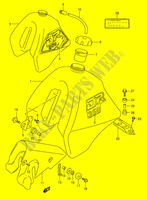 FUEL TANK (MODEL L/M) for Suzuki DR 350 1992