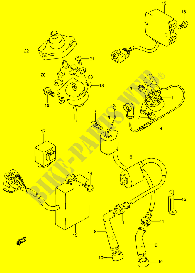 ELECTRICAL for Suzuki DR 650 1995