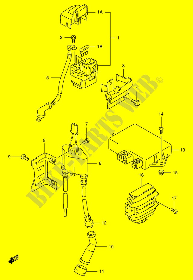 ELECTRICAL for Suzuki DR 650 1998