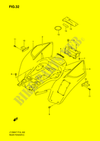 REAR FENDER (MODEL K7/K8/K9) for Suzuki QUADSPORT 90 2010