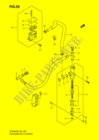 REAR BRAKE MASTER CYLINDER (SFV650K9/UK9/L0/UL0) for Suzuki GLADIUS 650 2010