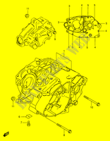 CRANKCASE (GS125SR,GS125ESD/ESF/ESK/ESL/ESM/ESR) for Suzuki GS 125 1991