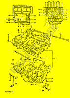 CRANKCASE (~E.NO.122595) for Suzuki GS 650 1982