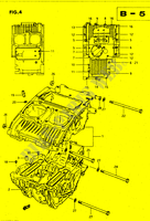 CYLINDER for Suzuki GS-L 450 1996