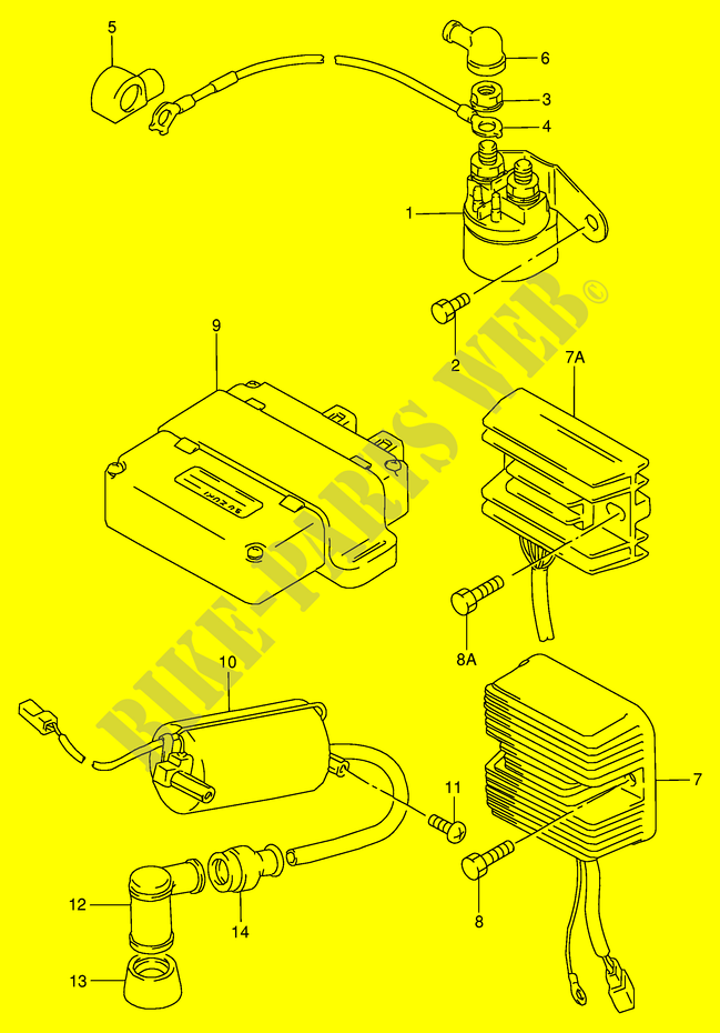 ELECTRICAL (MODEL N/R) for Suzuki GN 125 1989