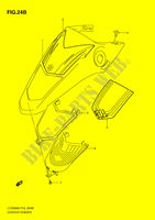 CENTRAL FAIRING (MODEL L0) for Suzuki QUADSPORT 50 2015