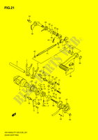 GEAR SHIFTING ASSY (MODEL T) for Suzuki INTRUDER 1400 1998