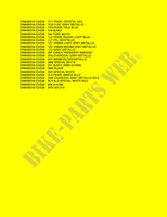 * COLOR CHART * for Suzuki DR 650 2008