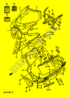 FAIRING (MODEL L 3EE) for Suzuki GSX-R 1100 1989