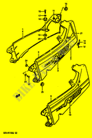 REAR FAIRING   SEAT COWL (MODEL G/H) for Suzuki GSX-R 1100 1987