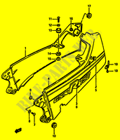 REAR FAIRING   SEAT COWL (MODEL H) for Suzuki GSX-R 750 1985