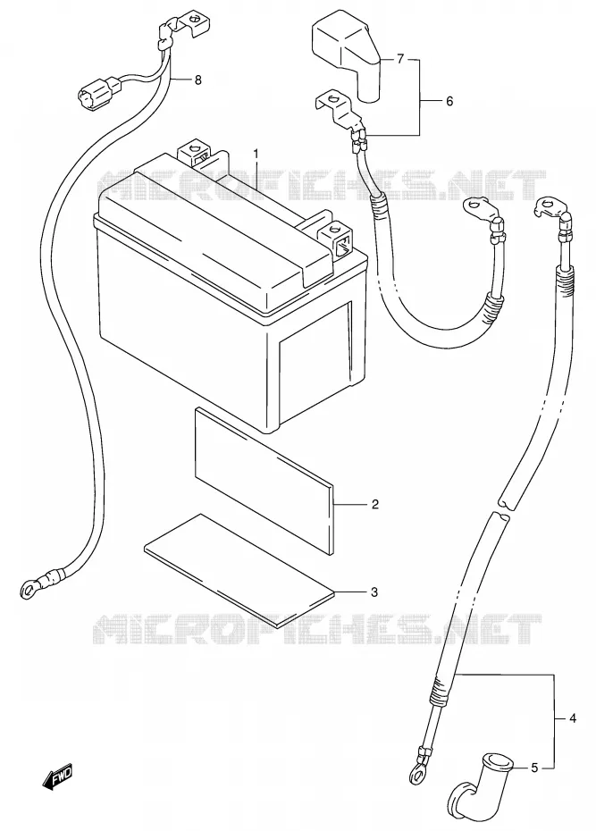 BATTERY Suzuki MOTO 750 GSX-R 1996  GSX-R750T(E2)