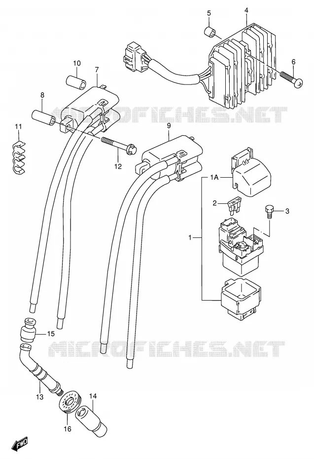 ELECTRICAL (MODEL T/V) Suzuki MOTO 750 GSX-R 1996  GSX-R750T(E2)