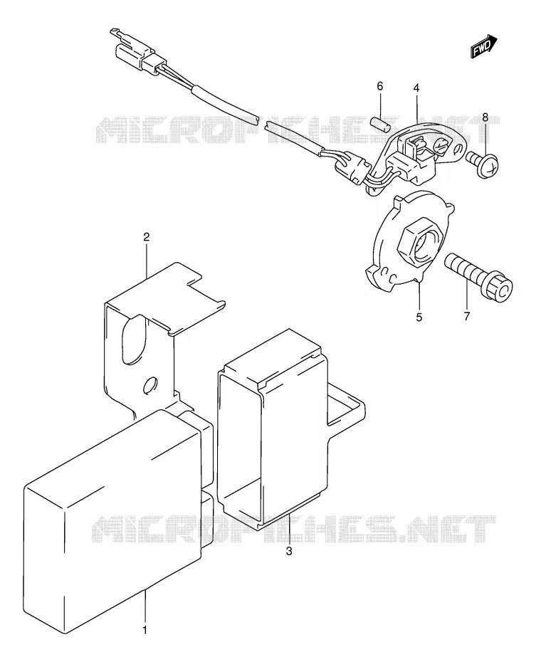 GENERATOR SENSOR Suzuki MOTO 1100 GSX-R 1996  GSX-R1100WT(E2)