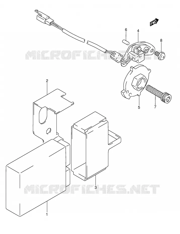 GENERATOR SENSOR Suzuki MOTO 1100 GSX-R 1996  GSX-R1100WT(E28)